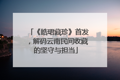 《皓珺藏珍》首发，解码云南民间收藏的坚守与担当