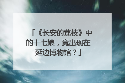 《长安的荔枝》中的十七娘，竟出现在延边博物馆？