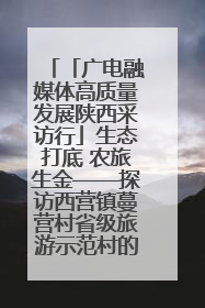 「广电融媒体高质量发展陕西采访行」生态打底 农旅生金——探访西营镇蔓营村省级旅游示范村的振兴密码