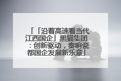 「沿着高速看当代江西国企」黑猫集团：创新驱动，奏响瓷都国企发展新乐章