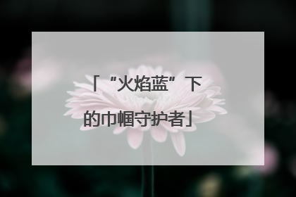 “火焰蓝”下的巾帼守护者