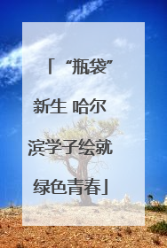 “瓶袋”新生 哈尔滨学子绘就绿色青春