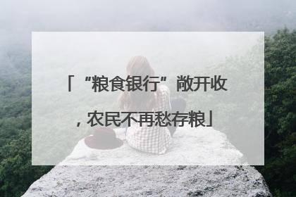 “粮食银行”敞开收，农民不再愁存粮