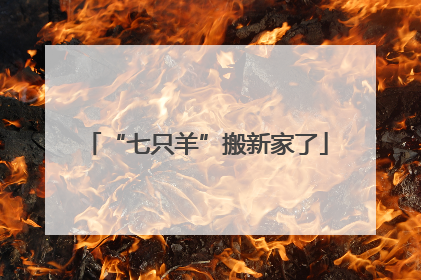 “七只羊”搬新家了