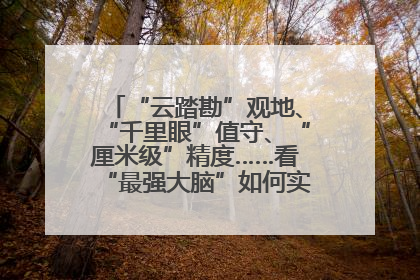 “云踏勘”观地、“千里眼”值守、“厘米级”精度……看“最强大脑”如何实现智慧治理