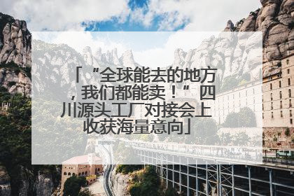 “全球能去的地方，我们都能卖！”四川源头工厂对接会上收获海量意向