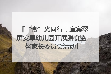 “食”光同行，宜宾翠屏安阜幼儿园开展膳食监督家长委员会活动