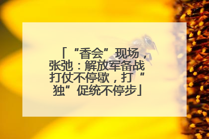 “香会”现场，张弛：解放军备战打仗不停歇，打“独”促统不停步