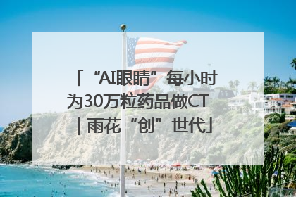 “AI眼睛”每小时为30万粒药品做CT｜雨花“创”世代