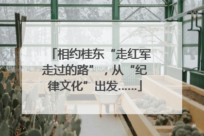 相约桂东“走红军走过的路”，从“纪律文化”出发……