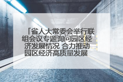 省人大常委会举行联组会议专题询问园区经济发展情况 合力推动园区经济高质量发展 王宁主持会议并讲话 王予波带队到会应询