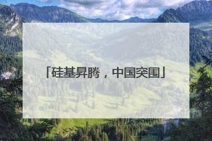 硅基昇腾，中国突围