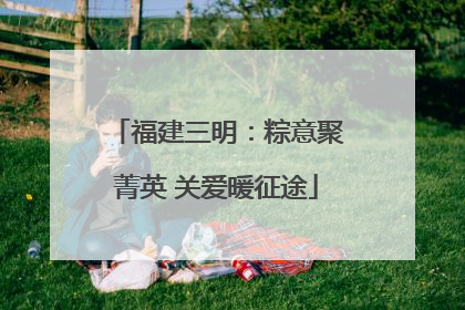福建三明：粽意聚菁英 关爱暖征途