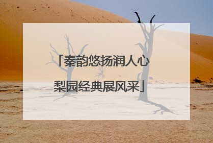 秦韵悠扬润人心 梨园经典展风采