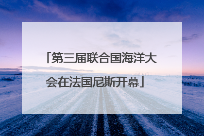 第三届联合国海洋大会在法国尼斯开幕