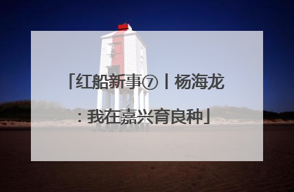 红船新事⑦丨杨海龙：我在嘉兴育良种
