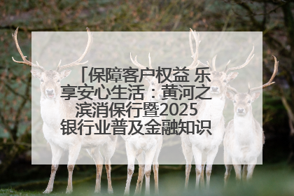 保障客户权益 乐享安心生活：黄河之滨消保行暨2025银行业普及金融知识万里行活动举办