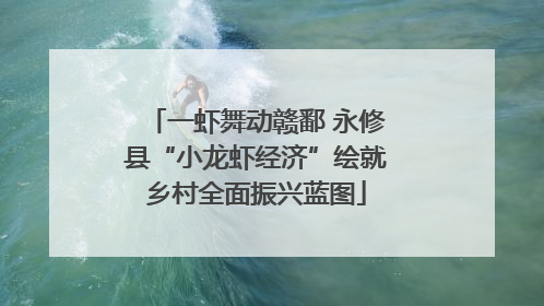 一虾舞动赣鄱 永修县“小龙虾经济”绘就乡村全面振兴蓝图