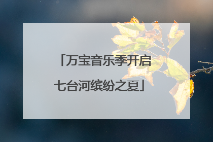 万宝音乐季开启七台河缤纷之夏
