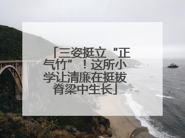 三姿挺立“正气竹”！这所小学让清廉在挺拔脊梁中生长