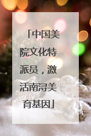 中国美院文化特派员，激活南浔美育基因