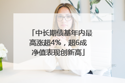 中长期债基年内最高涨超4%，超6成净值表现创新高