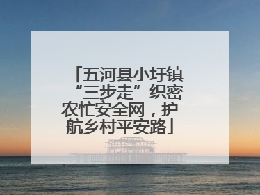 五河县小圩镇“三步走”织密农忙安全网，护航乡村平安路