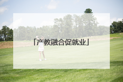 产教融合促就业
