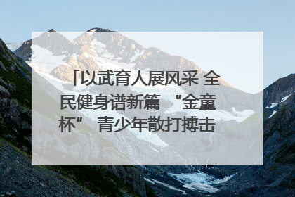 以武育人展风采 全民健身谱新篇 “金童杯” 青少年散打搏击邀请赛圆满落幕