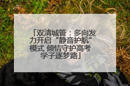 双清城管：多向发力开启“静音护航”模式 倾情守护高考学子逐梦路