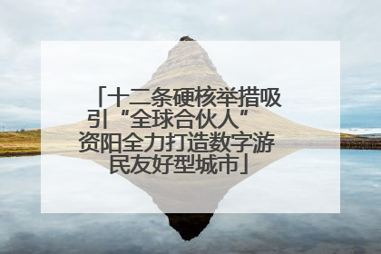 十二条硬核举措吸引“全球合伙人” 资阳全力打造数字游民友好型城市