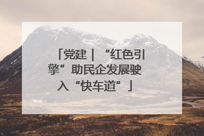 党建｜“红色引擎”助民企发展驶入“快车道”