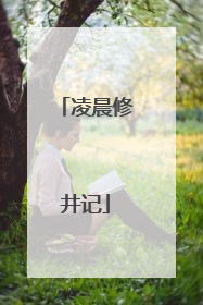 凌晨修井记