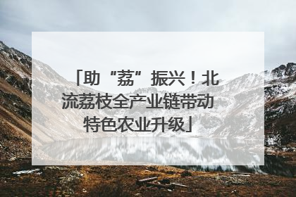 助“荔”振兴！北流荔枝全产业链带动特色农业升级