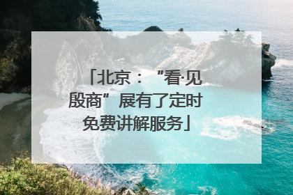 北京：“看·见殷商”展有了定时免费讲解服务