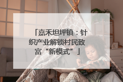 嘉禾坦坪镇：针织产业解锁村民致富“新模式”