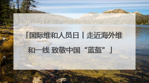 国际维和人员日丨走近海外维和一线 致敬中国“蓝盔”