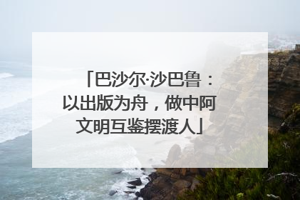 巴沙尔·沙巴鲁：以出版为舟，做中阿文明互鉴摆渡人