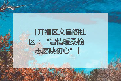 开福区文昌阁社区：“温情暖桑榆 志愿映初心”