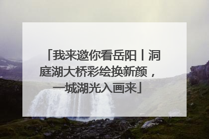 我来邀你看岳阳丨洞庭湖大桥彩绘换新颜，一城湖光入画来