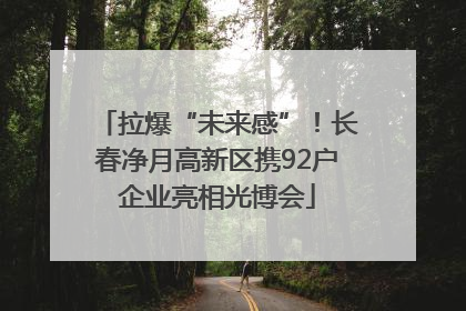 拉爆“未来感”！长春净月高新区携92户企业亮相光博会