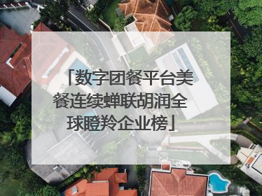 数字团餐平台美餐连续蝉联胡润全球瞪羚企业榜