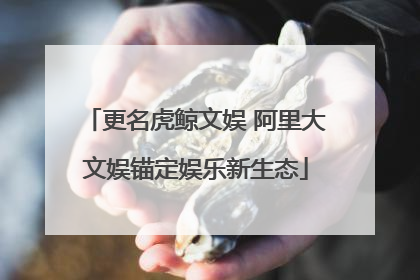 更名虎鲸文娱 阿里大文娱锚定娱乐新生态
