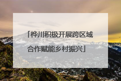 桦川积极开展跨区域合作赋能乡村振兴