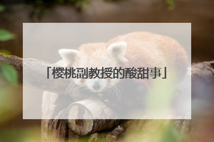 樱桃副教授的酸甜事