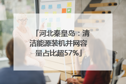 河北秦皇岛：清洁能源装机并网容量占比超57%