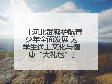 河北武强护航青少年全面发展 为学生送上文化与健康“大礼包”