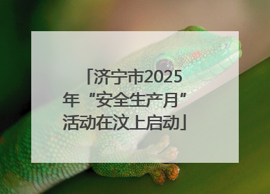 济宁市2025年“安全生产月”活动在汶上启动