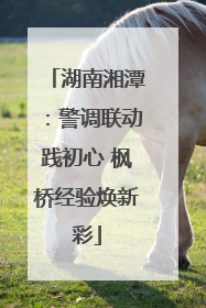 湖南湘潭：警调联动践初心 枫桥经验焕新彩