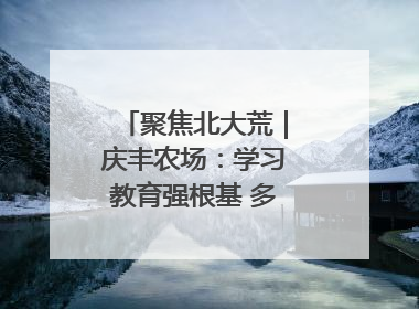 聚焦北大荒｜庆丰农场：学习教育强根基 多管齐下助发展